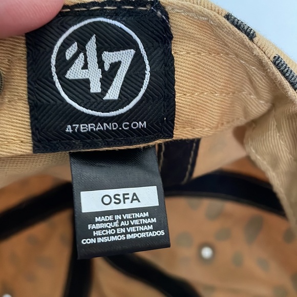 47 Brand Buffalo Bills cheetah print hat NWOT, SOLD OUT - Picture 3 of 4